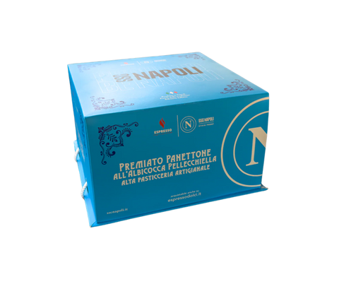 Panettone Albicocca Pellecchiella SSC NAPOLI Panettone aux abricots 1kg