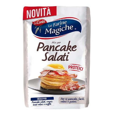 Le Farine Magiche Lo conte Mix Per Pancake Salati Farine pour crêpes salées 200 g 4x 200 g