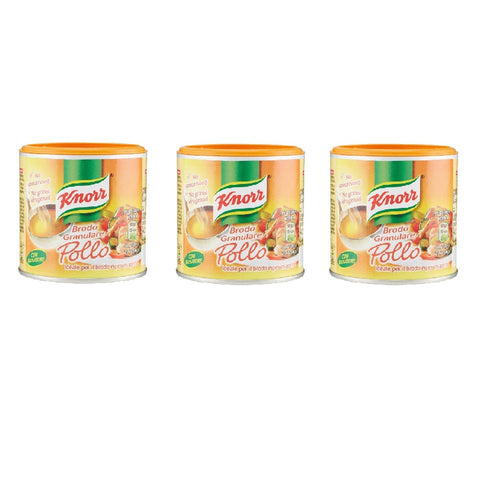 Knorr Brodo Granulare Pollo Nuova Ricetta Bouillon Granulé de Poulet 3x150g