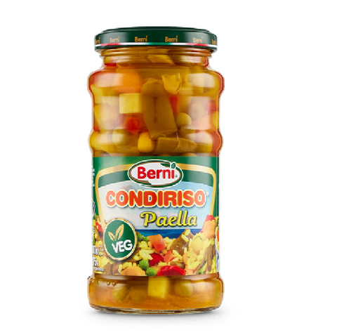12x Berni Condiriso Paella Assaisonnement pour légumes pour salades de riz et paella 300 g