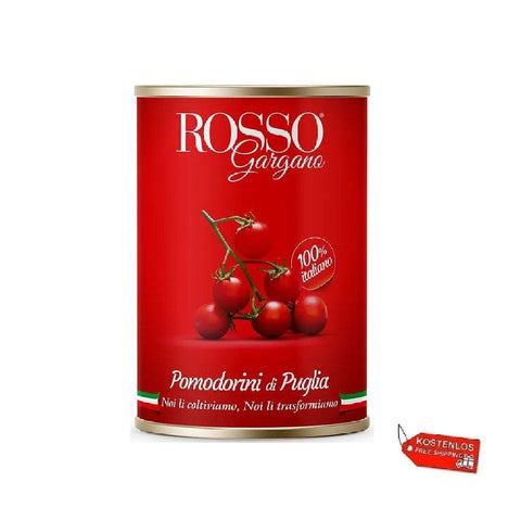 24x Rosso Gargano Pomodorini di Puglia Tomates cerises des Pouilles boîte de 400 g