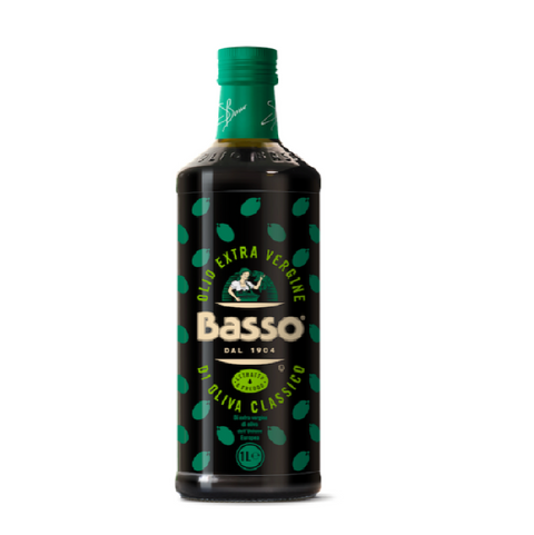Basso olio extravergine di oliva classico huile d'olive extra vierge classique pressée à froid 1L