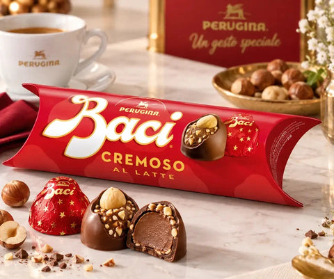 12x Perugina Baci Cremoso al latte Crémeux au lait (3 pièces par tube)