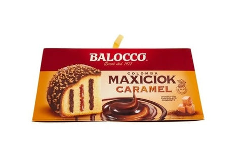 3x Balocco Colomba Maxiciok Caramel Colombe de Pâques au caramel 750 g