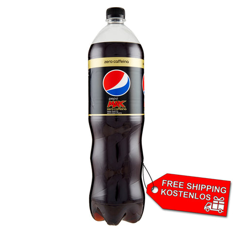 12x Pepsi Cola Senza Caffeina Sans Caféine Sans Sucre 1,5l