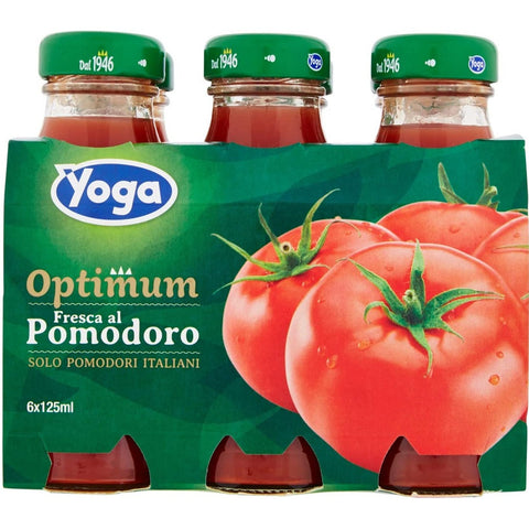 Yoga Optimum Succo di Pomodoro Italiano Italien Jus de Tomate 6 x 125ml