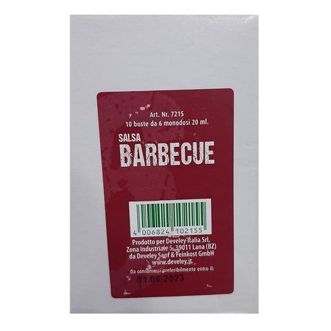 Develey Sauce Barbecue Saveur Fumée Sauce Assaisonnement Pack de 10 sachets composés de 6 unidoses de 15 ml