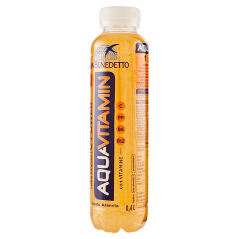 12x Eau San Benedetto Aquavitamin C-Power avec bouteille PET orange 40cl