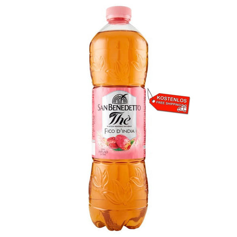 12x San Benedetto Thè al FICO D'INDIA Thé glacé à la figue de Barbarie jetable PET 1,5 L