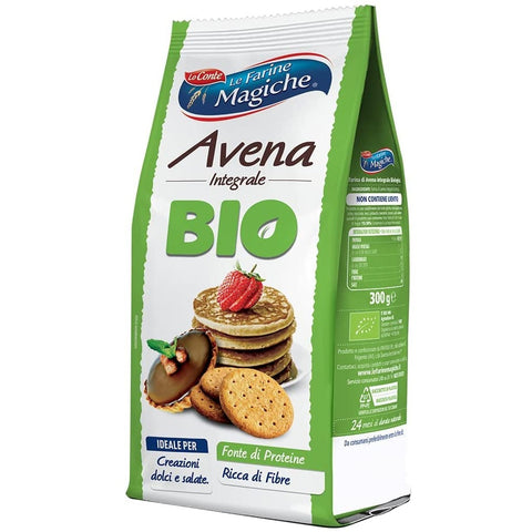 Lo conte Le farine magiche Farina di Avena farine d'avoine 300g BIO