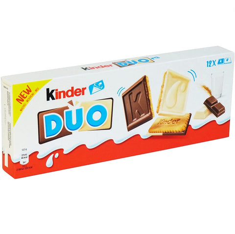 Biscuit Ferrero Special Kinder Duo recouvert de chocolat au lait et bl –  Italian Gourmet FR