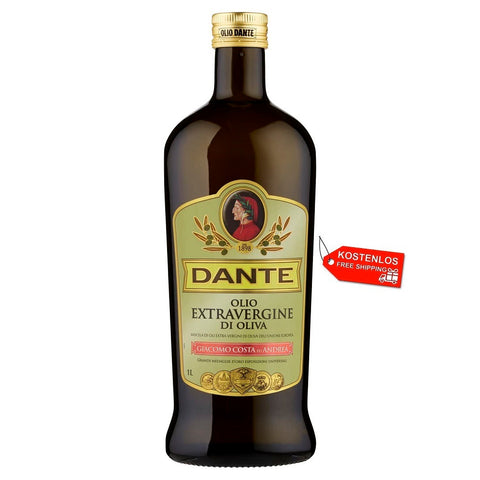 6x Dante G. Costa Huile d'Olive Extra Vierge 1Lt