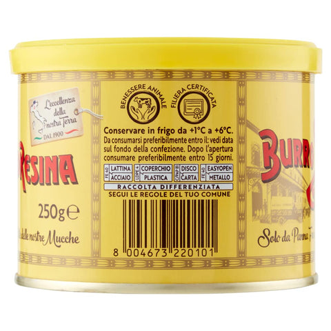 Latteria Soresina Burro Butter fabriqué uniquement à partir de crème de lait frais 250g