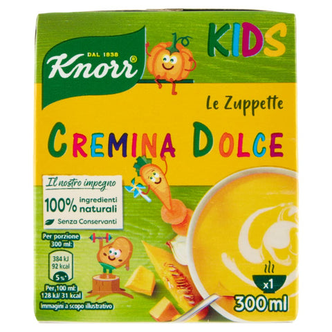 Knorr Kids Le zuppette cremina soupe dolce pour enfants 300ml