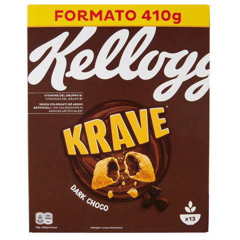 Kellogg's Krave Dark Choco Flavour Des céréales 410g