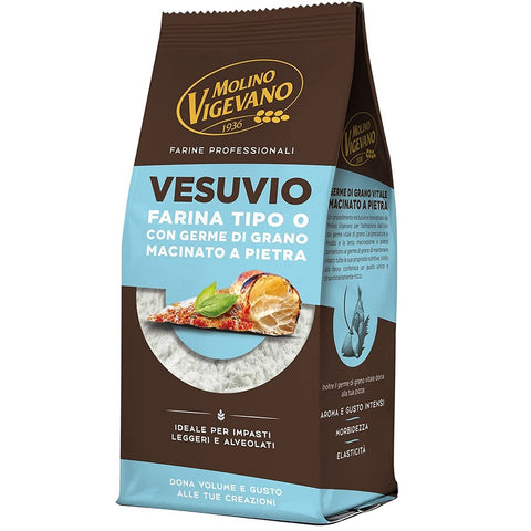 Farine Molino Vigevano Farina type "0", Vesuvio pour pizza 500g