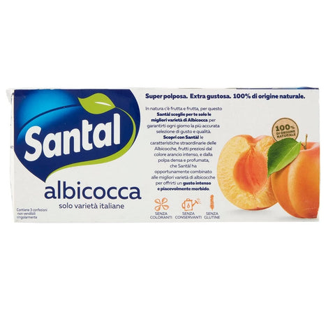 Parmalat Santàl Albicocca Jus d'Abricot Jus de Fruits Boisson Gazeuse Boisson Gazeuse Brik 3x200ml