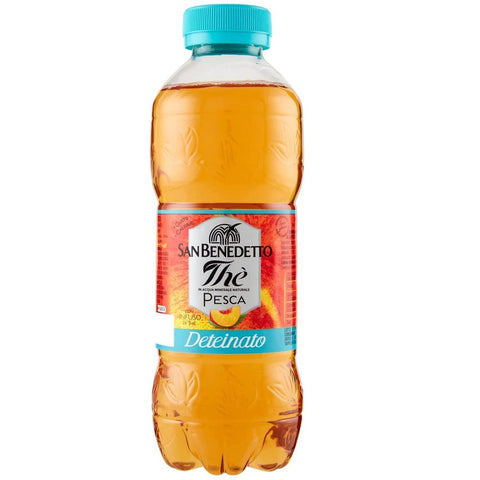 12x San benedetto le deteinato pesca PET 500ml la pêche décaféinée