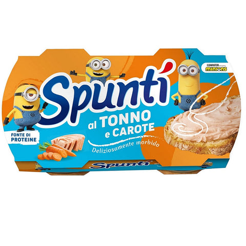 Simmenthal Spuntì Thon à tartiner  aux carottes 2 boîtes de 84 gr