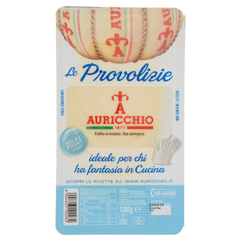 Auricchio Le Provolizie Provolone Dolce Fromage Doux Tranché au Lait 100% Italien 100g