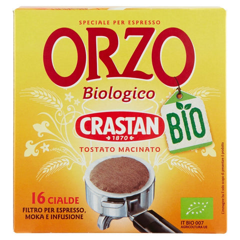 Crastan ESE Espresso Pods orge biologique Pack de 16 pièces de 6 g chacune