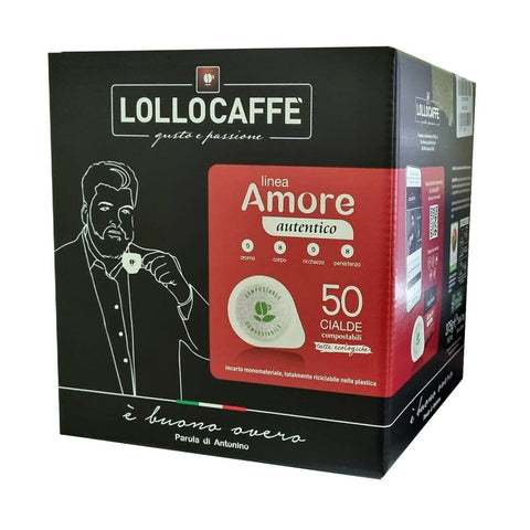 Lollo Caffè Box 50 Dosettes Linea Amore Autentico Classic ESE 50x7,5g