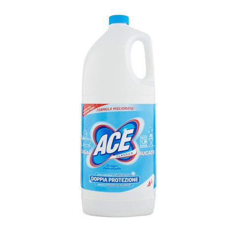Ace Candeggina Classica Classic Bleach Désinfectants pour la maison et la lessive 4Lt