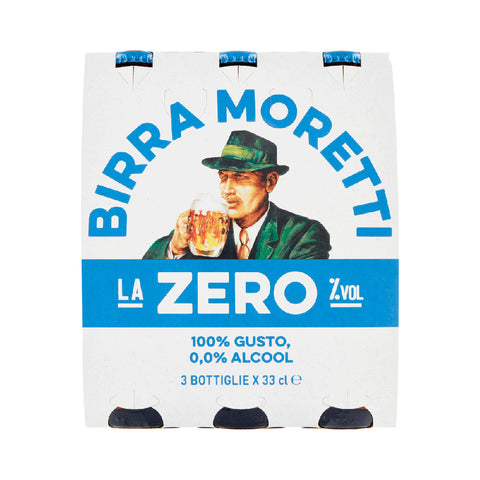 Birra Moretti Birra Analcolica Non Alcoholic Golden Beer 33cl - Italian Gourmet UK