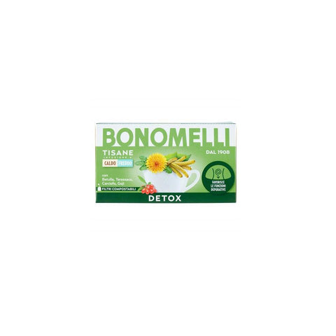 Bonomelli Herbal tea 32g Bonomelli Tisane Detox Herbal Tea with Birch Dandelion Artichoke Goji 16 filters 8001840388534