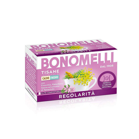 Bonomelli Herbal tea 32g Bonomelli Tisane Regolarità herbal tea with fennel rhubarb 16 filters 8001840389319