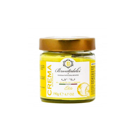 Brontedolci Crema Spalmabile al limone Crème de citrons de Sicile à tartiner (190g)