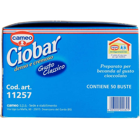 Chocolat chaud Cameo Ciobar Classico 50 sachets  (1250g)