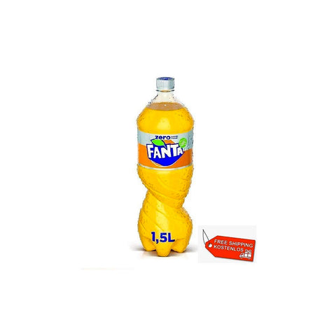 12x Fanta Orange Zero boisson gazeuse sans sucre PET 1.5L