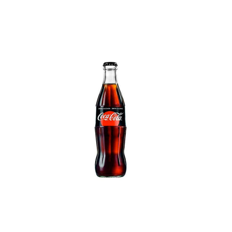 Coca Cola Soft Drink 33cl Coca Cola Zero sugar free 33cl in glass
