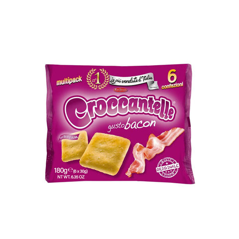 Croccantelle Multipack Snack Gusto Bacon 180g