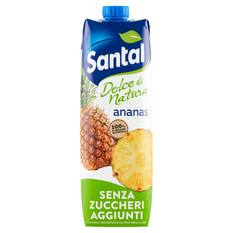 Parmalat Santal Succo di Frutta ANANAS Dolce di Natura Senza zuccheri aggiunti Dolce di Natura Jus de Fruits Ananas Sans sucres ajoutés 1lt