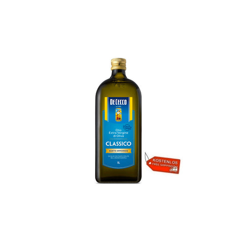 6x Huile d'Olive Extra Vierge De Cecco Classico 1Lt