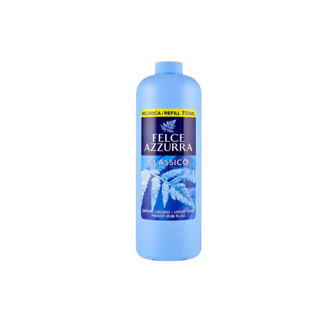 Felce Azzurra Liquid soap 1x750ml Felce Azzurra Classico Ricarica Sapone Liquido Liquid Soap Refill of soap 750ml 8001280024320