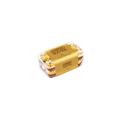 Ferrero Rocher Gold-Edition 16 Pezzi Chocolat au lait fourré aux noisettes 200g