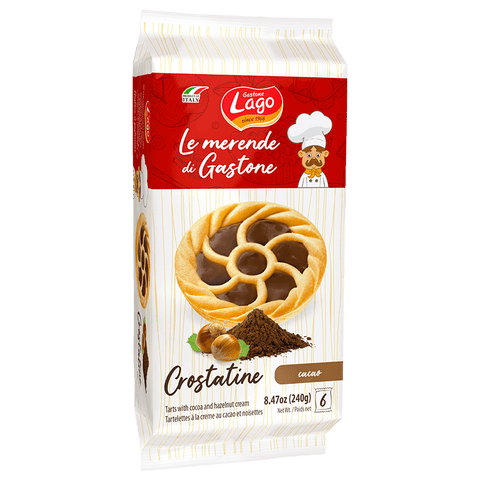 Gastone Lago Süße Snacks Gastone Lago Le merende Crostatine Cacao  Kakao-Törtchen 240gr 8004800034229