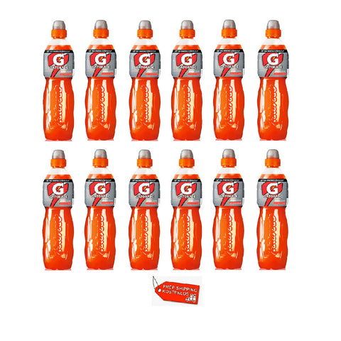 12x Gatorade Arancia Rossa Energy Drink Orange Sanguine 1Lt