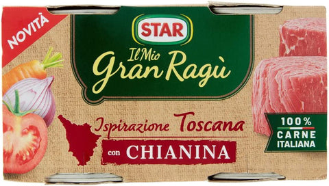 Il Mio Gran Ragù Star Ispirazione Toscana con Chianina Inspiration Toscane avec Chianina (2x100g)