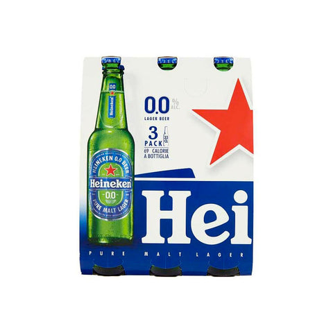 Heineken Pure Malt Lager Lageer Beer Birra Analcolica Non Alcoholic Beer 33cl - Italian Gourmet UK