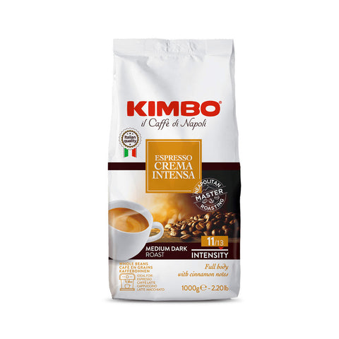 Mélange de café Kimbo Caffè Crema Intensa torréfié en grains 1kg