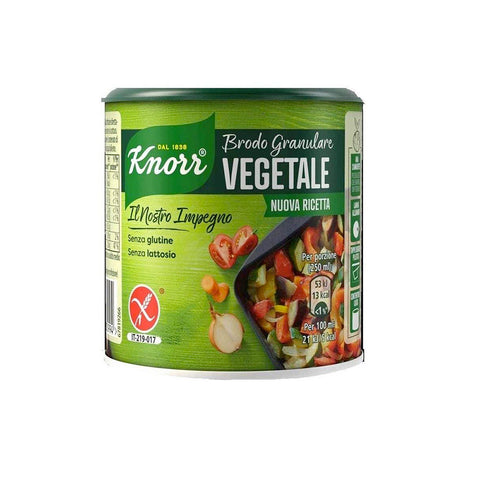 Knorr Brodo Granulare Vegetale Nuova Ricetta Bouillon Granulé de Légumes 150g Sans Gluten ni Lactose