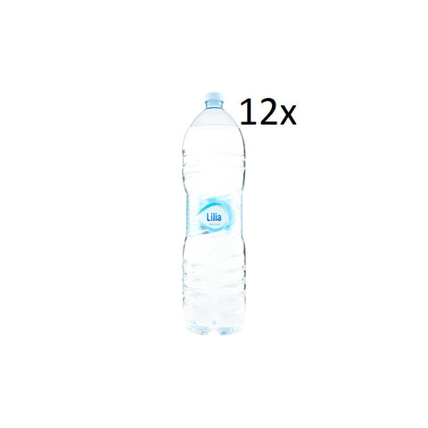 12x Lilia Acqua Minerale Naturale Eau minérale naturelle 2Lt eau plate
