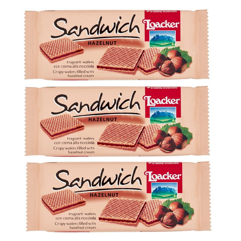 Loacker Wafers Sandwich Nocciola Gaufrettes Noisette 75g