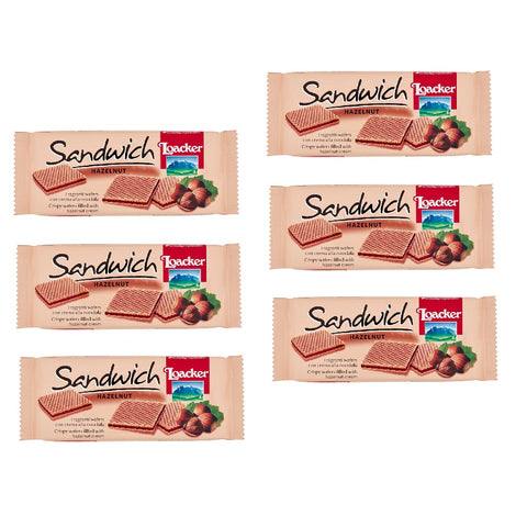 Loacker Wafers Sandwich Nocciola Gaufrettes Noisette 75g