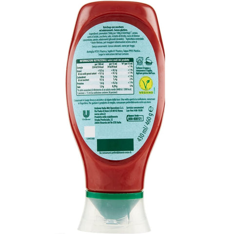 12x Calvé Ketchup -50% Zuccheri Disney Top Down 430ml
