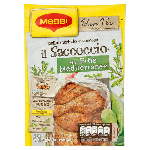 Maggi il Saccoccio con Erbe Mediterranee épices et poudre d'herbes aromatiques 34g